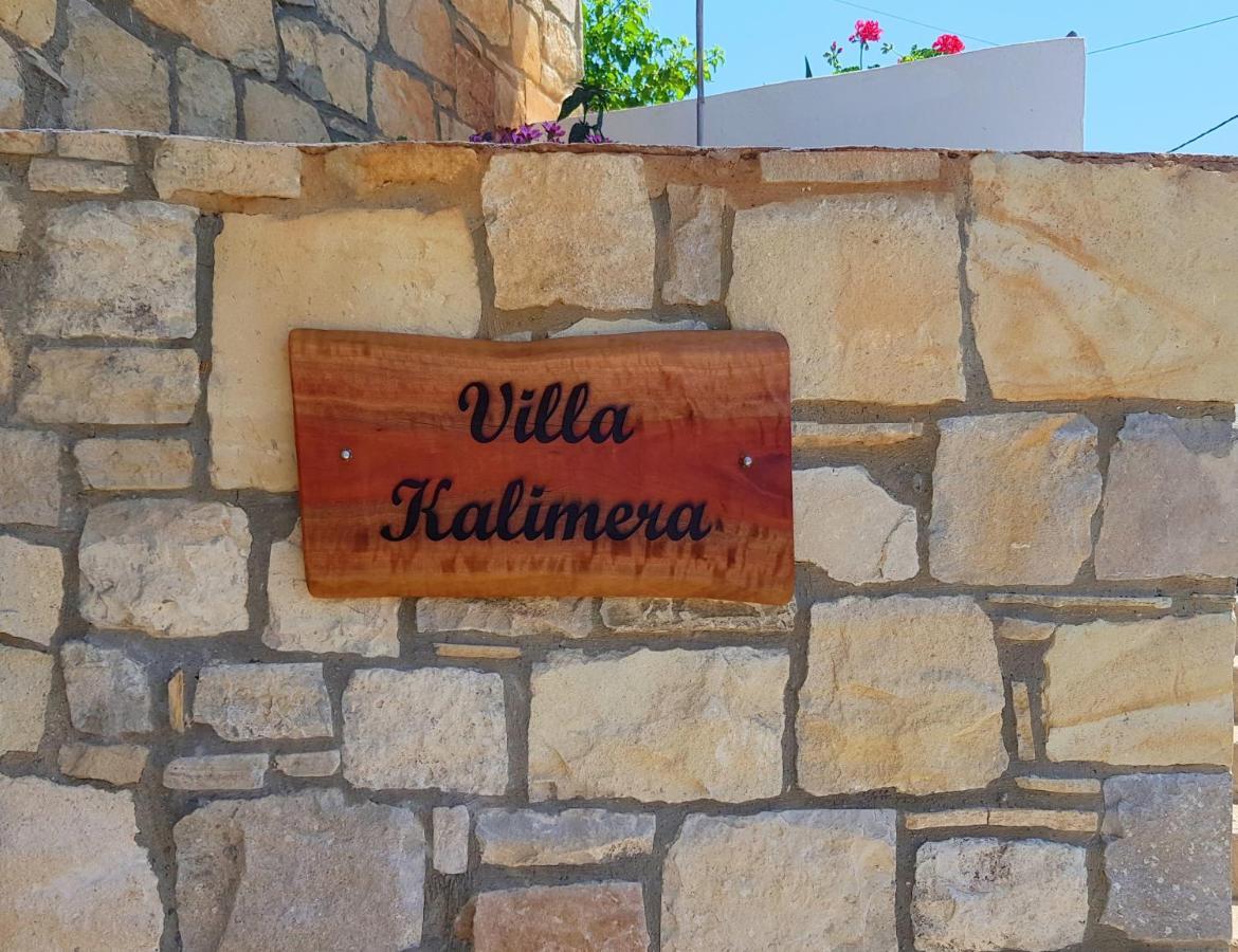 New Villa Kalimera, View To Falasarna Beach Plátanos Dış mekan fotoğraf